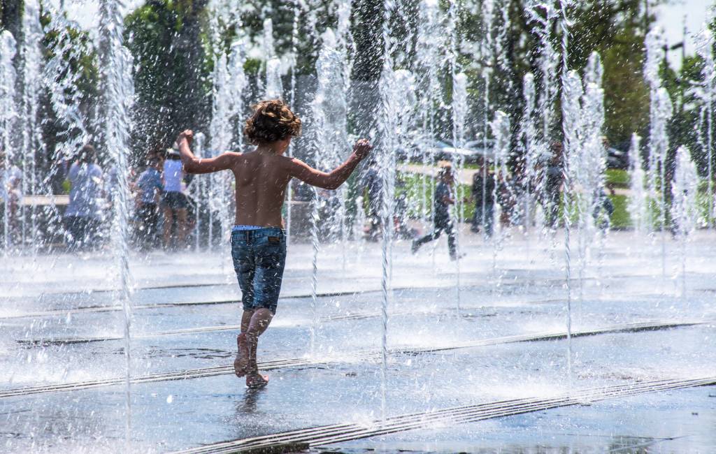 Splash parks in London