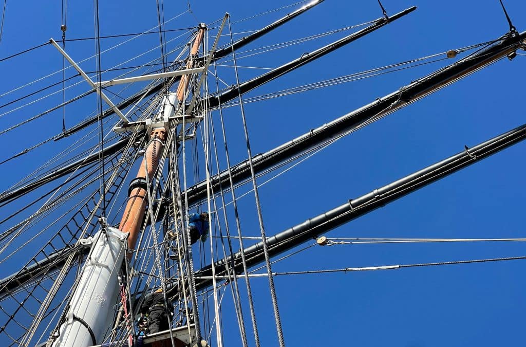 Cutty Sark Rig Climb London