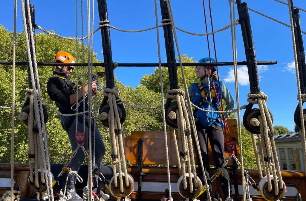 Cutty Sark Rig Climb London