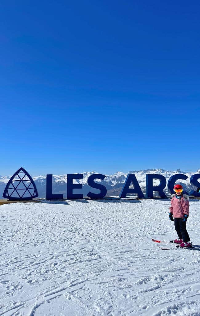 family ski holiday to les arcs