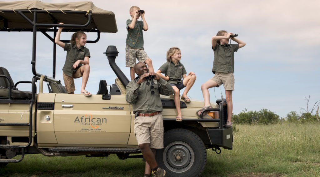 Africa safari with kids
