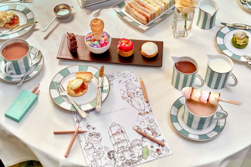 afternoon tea with kids in London