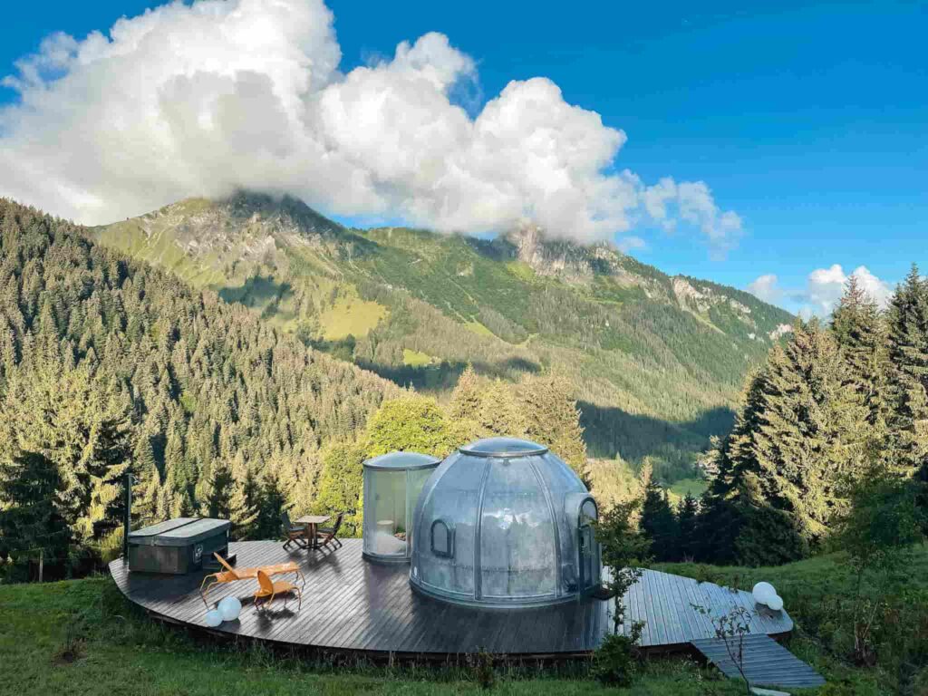 bubble hotel Morzine