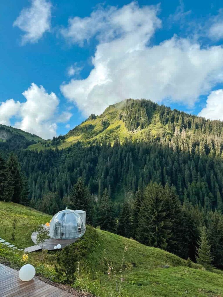 bubble hotel Morzine