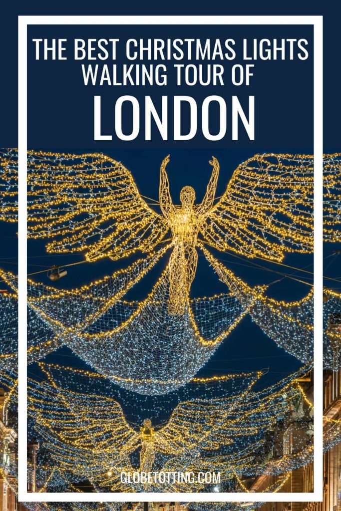 London Christmas lights walking route Deposit Photos