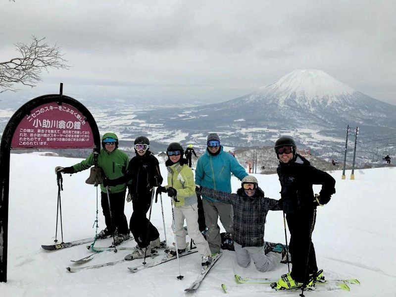 Skiing in Japan with kids