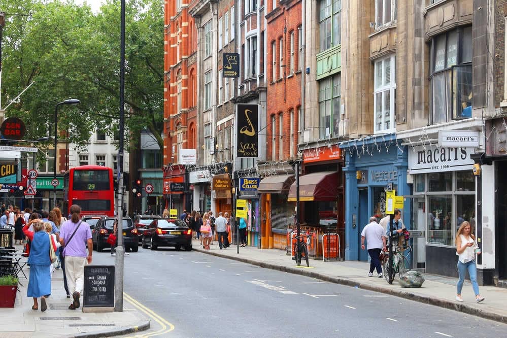 most famous streets in London