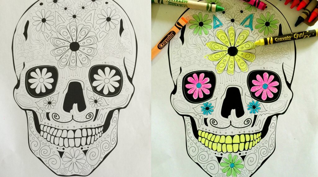 Day of the Dead printable for big kids