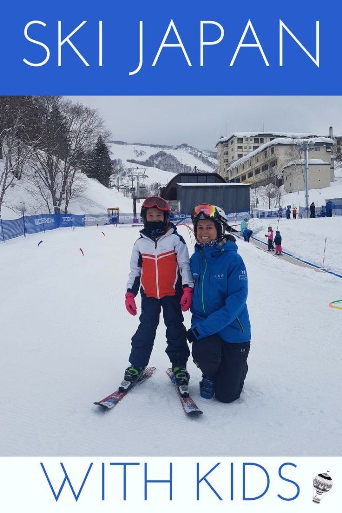Skiing in Japan with kids